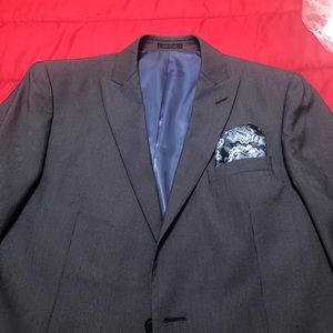 Men’s Assets Andrew Frezza Suit 2 piece, color charcoal gray